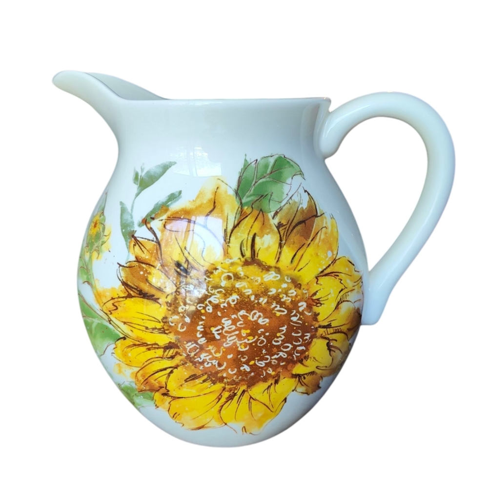 Sunflower Blooms Pitcher by Pier 1 Decor